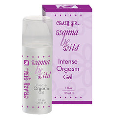 Crazy Girl Wanna Be Wild Intense Orgasm Gel