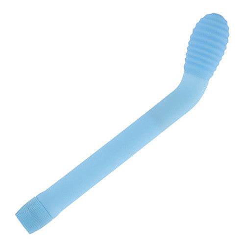 Doc Johnson Velvet Touch Vibes G-Spot Ribbed Blue