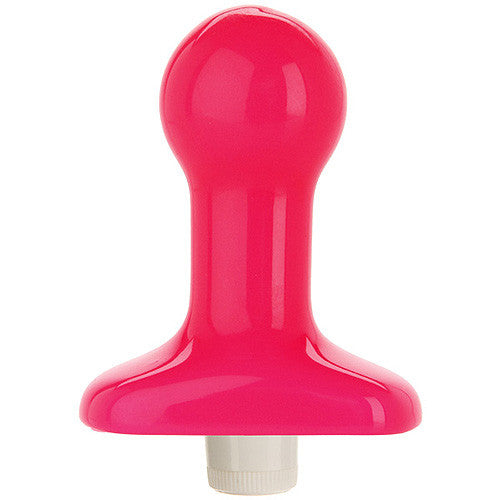 Doc Johnson GLO Vibrating Pop Plug Pink