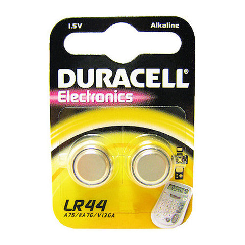 Duracell 2 Pack LR44 Cell Batteries