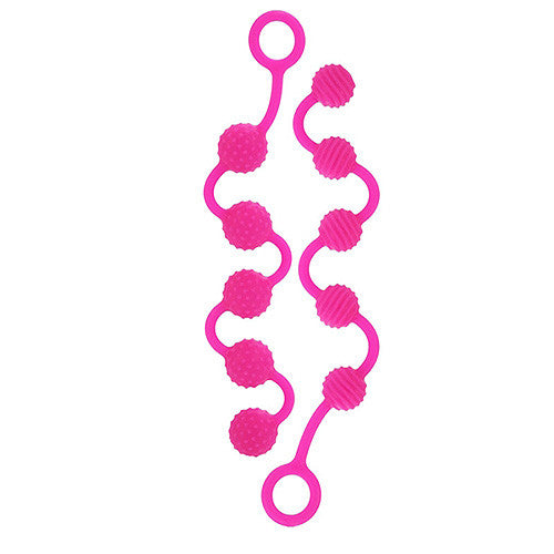 Posh Silicone O Beads Pink